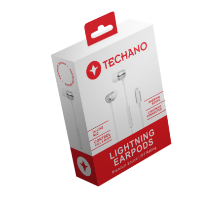 TECHANO MFI LIGHTNING STEREO EARPODS