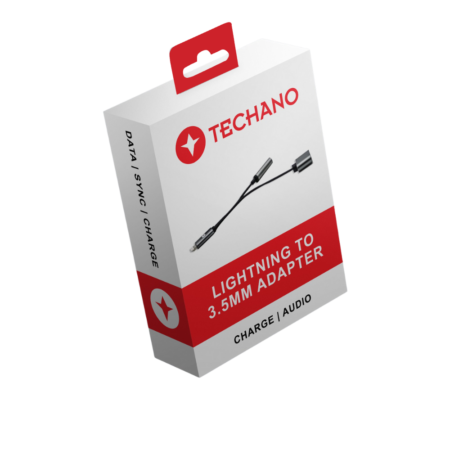 TECHANO MFI LIGHTNING TO 3.5MM ADAPTER