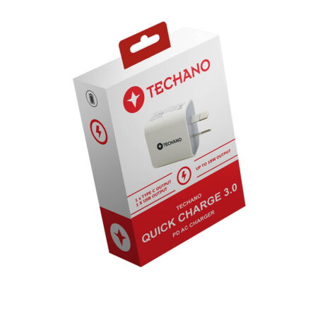 Techano QC 3.0 PD AC Charger